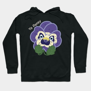 Yo Pansy, cute Pansy Flower Hoodie